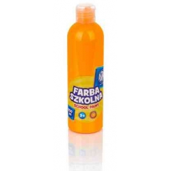 Farba szkolna 250ml Fluorescencyjna pomarańczowa