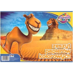 Zeszyt papierów kolorowych A4 8 kartek (matowy dwustronny)