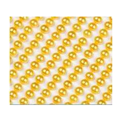 Półperełki samoprzylepne 8mm ok. 120 szt. żółte