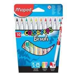 Flamastry pędzelkowe 10 kolorów COLOR`PEPS BRUSH