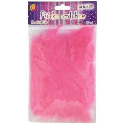Piórka 10-12cm op. ok. 50 szt. różowe P-064