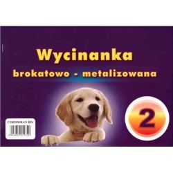 Wycinanka brokatowo-metalizowana 2 A4 6 ark. 