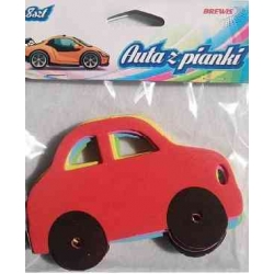Auta z pianki 4 szt PVC 23