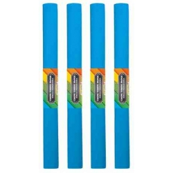 Krepina 10 rolek 50x200cm BŁĘKITNA
