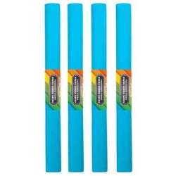 Krepina 10 rolek 50x200cm NIEBIESKA JASNA