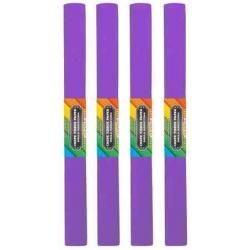Krepina 10 rolek 50x200cm PURPUROWA