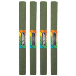 Krepina 10 rolek 50x200cm OLIWKOWA