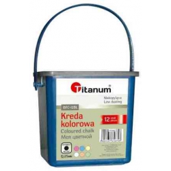 Kreda chodnikowa 6 kolorów 12 szt.