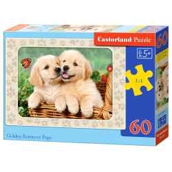 Puzzle CLASSIC 60 el. Złoty Retriver szczeniaczki