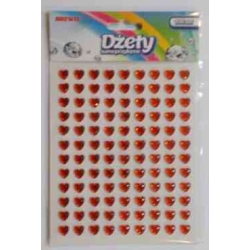 Dżety samoprzylepne SERCA czerwone 108 szt. DS 53